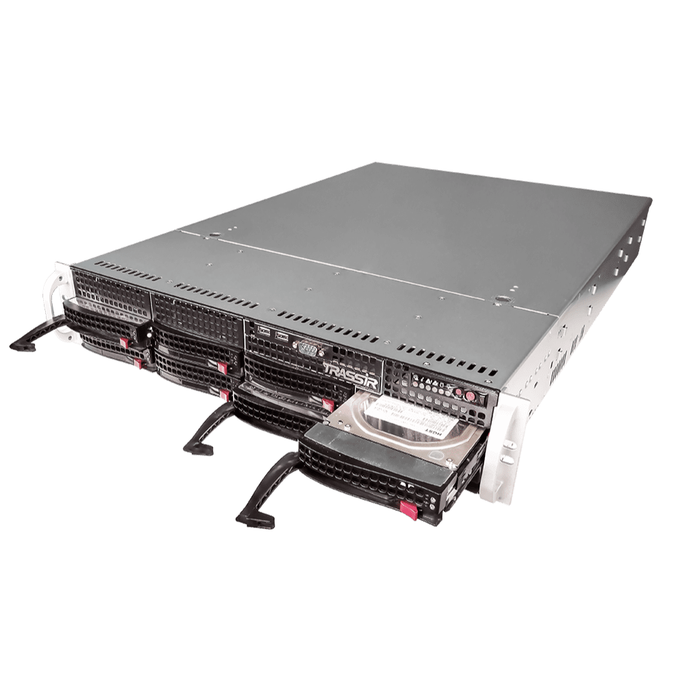 128-канальный IP-видеорегистратор TRASSIR NeuroStation на TRASSIR OS