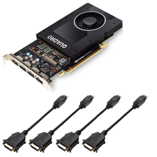 Видеокарта PCI-E PNY nVidia Quadro P2000 ( VCQP2000-PB ) 5120Mb