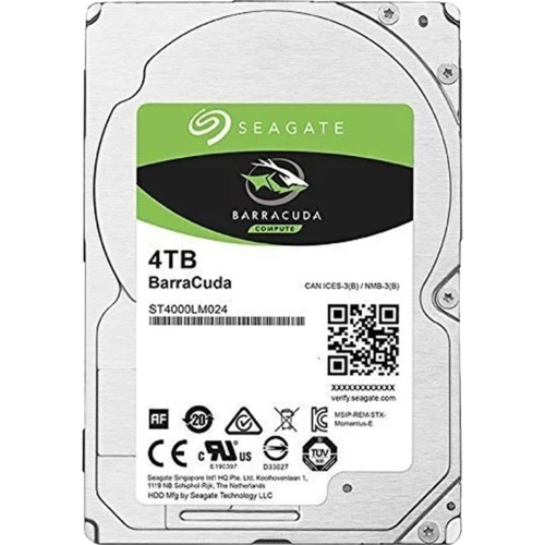 Жесткий диск 2.5" SATA3 4Тб 5400rpm Seagate HDD Mobile Barracuda Guardian ( ST4000LM024 )