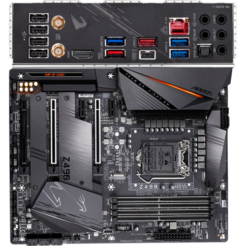 Материнская плата Gigabyte Z490 LGA1200 DDR4 ( Z490 AORUS Pro AX ) ATX, Ret