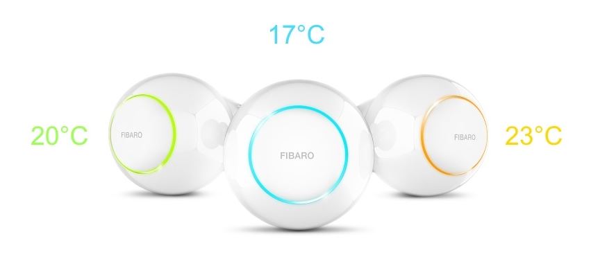 Радиаторный термостат FIBARO Heat Controller с датчиком температуры