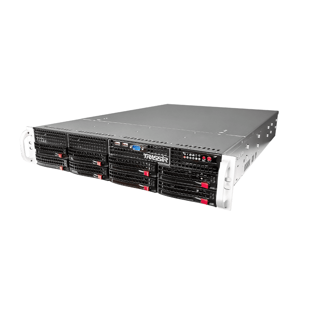128-канальный IP-видеорегистратор TRASSIR NeuroStation на TRASSIR OS
