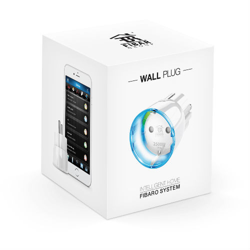 Модуль-выключатель в розетку FIBARO Wall Plug с измерением энергопотребления