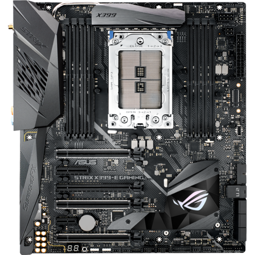 Материнская плата ASUS AMD X399 sTR4 DDR4 ( ROG Strix X399-E Gaming ) ATX, Ret