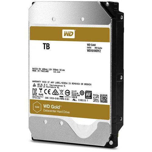Жесткий диск 3.5" SATA3 12Тб 7200rpm 256mb WD Gold ( WD121KRYZ ) OEM