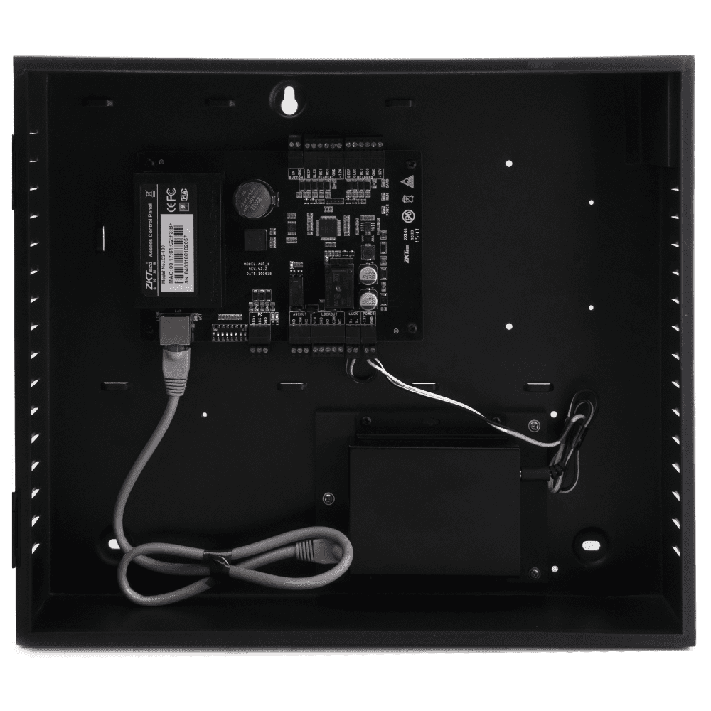 Ցանցային վերահսկիչ 2 դուռ, ZKTeco C3-200 Package B մետաղական մասնաշենքում