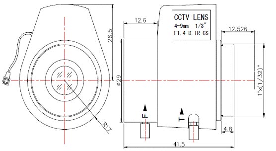 Объектив ActiveCam AC-MP0409D.IR