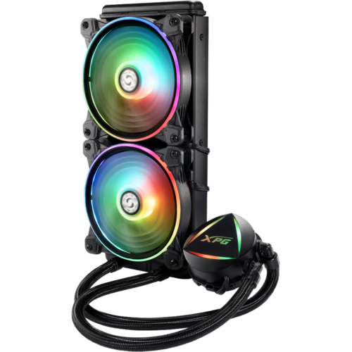 Система водяного охлаждения ADATA XPG Levante 240 S1150/1155/S1156, SS1366, S2011-3/2066, AM4 ( LEVANTE240-BKCWW )