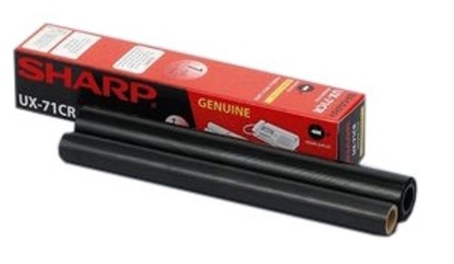 Sharp UX-71CR բնօրինակ ֆաքսի ֆիլմ տպագրության ռեսուրս - 30 մետր, Սև
