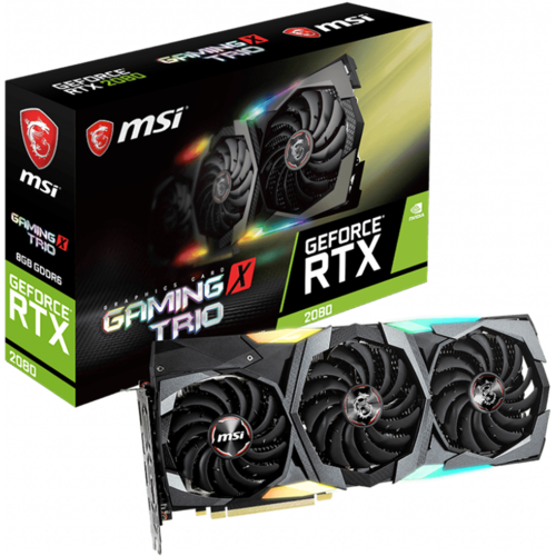 Видеокарта PCI-E MSI nVidia GeForce RTX 2080 Super Gaming X Trio 8192Mb GDDR6 ( RTX 2080 Super Gaming X Trio ) Ret