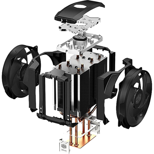 Устройство охлаждения(кулер) Cooler Master MasterAir Maker 8 775/1366/1156/1155/1150/2011/2011v3/AM3+/AM3/AM2+/FM2+/FM2/FM1 ( MAZ-T8PN-418PR-R1 )