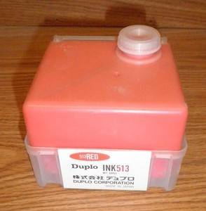 Duplo INK 513 Ink Red | 90121 оригинальная краска 600 мл, красный