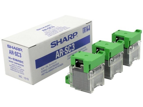 Sharp AR-SC3 оригинальные скрепки ресурс печати - 3 * 2 000 шт