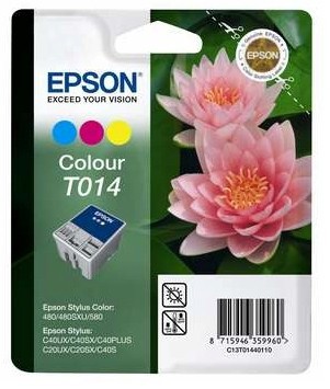 Epson C13T01440110 оригинальный струйный картридж ресурс печати - 150 страниц, цветной