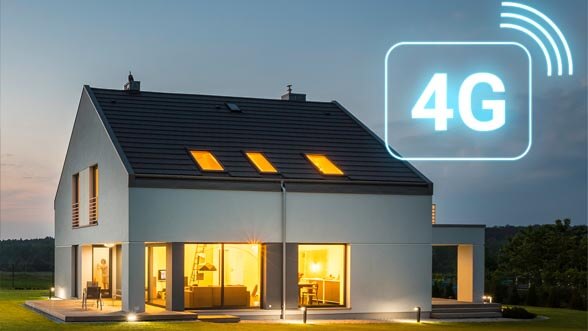 Ввод интернета по технологии 4G до 100 Мбит/с