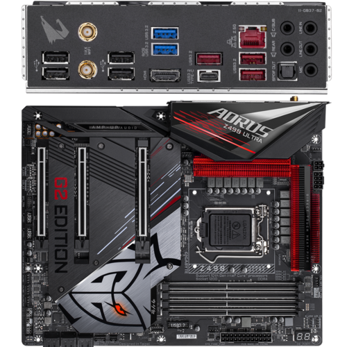 Материнская плата Gigabyte Z490 LGA1200 DDR4 ( Z490 AORUS Ultra G2 ) ATX, Ret
