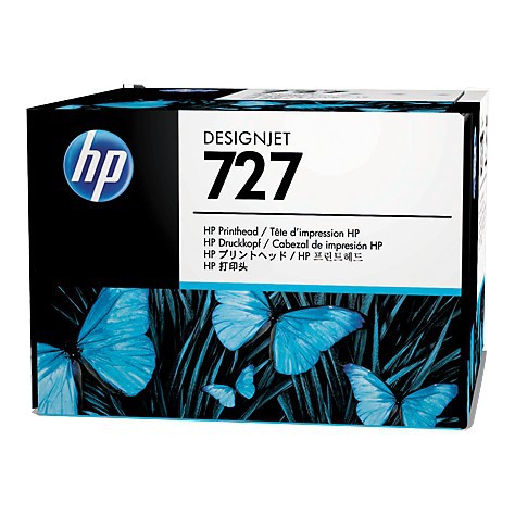 HP B3P06A оригинальная печатающая головка HP 727 черный + цветной, ресурс - не определен