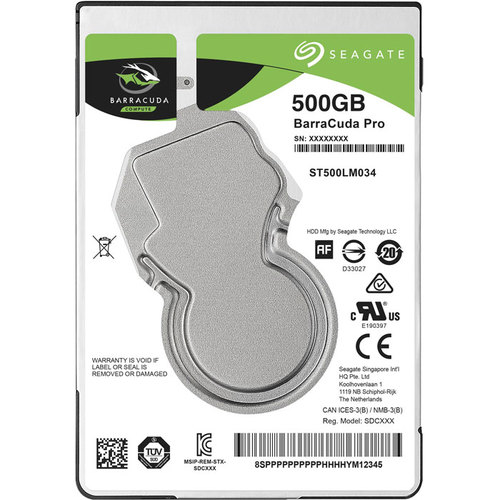 Жесткий диск 2.5" SATA3 500Гб Seagate Barracuda Pro 128Mb ( ST500LM034 )