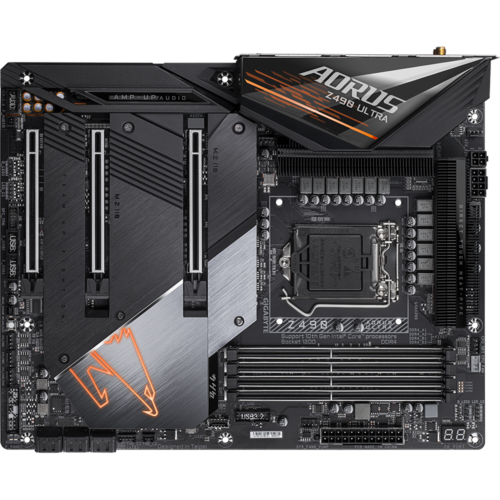 Материнская плата Gigabyte Z490 LGA1200 DDR4 ( Z490 AORUS Ultra ) ATX, Ret