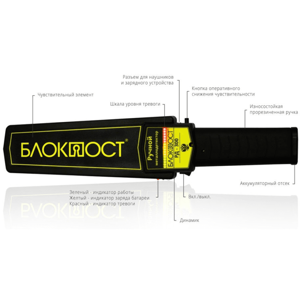 Ձեռքի Մետաղական դետեկտոր Բլոկպոստ rd-300