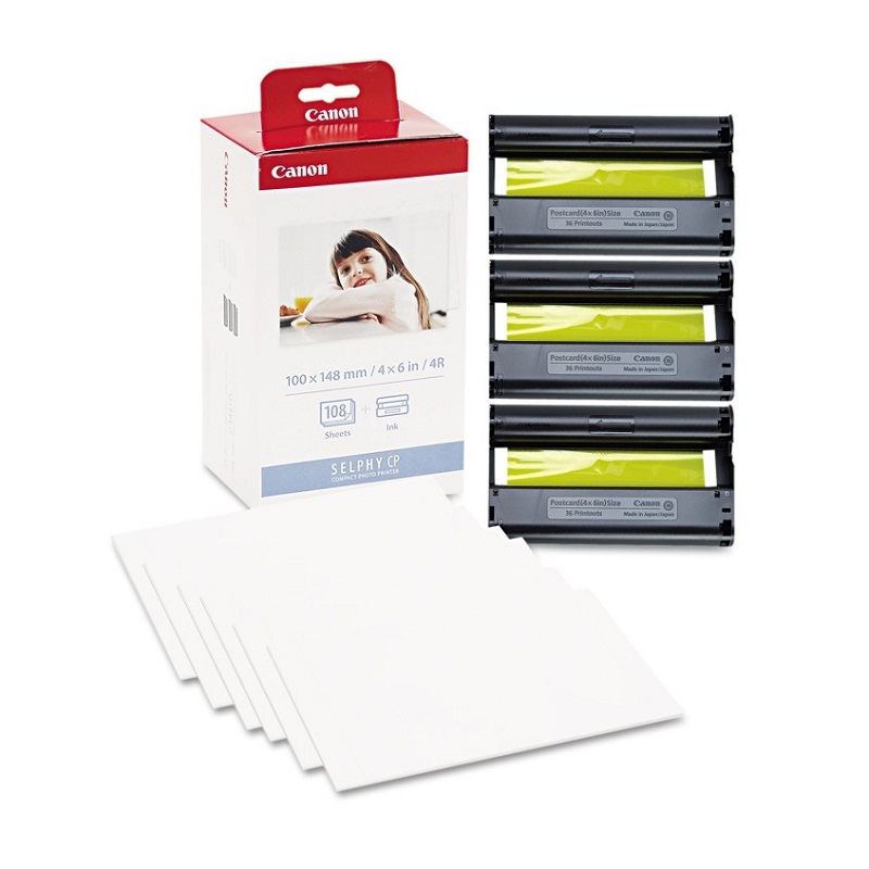 ԿՊ-108ԻՆ / ԻՊ Ինկ / Paper Սեթ | 3115բ001 Sublimation Canon, 108 լուսանկար, գունավոր հավաքածու + լուսանկարչական թուղթ