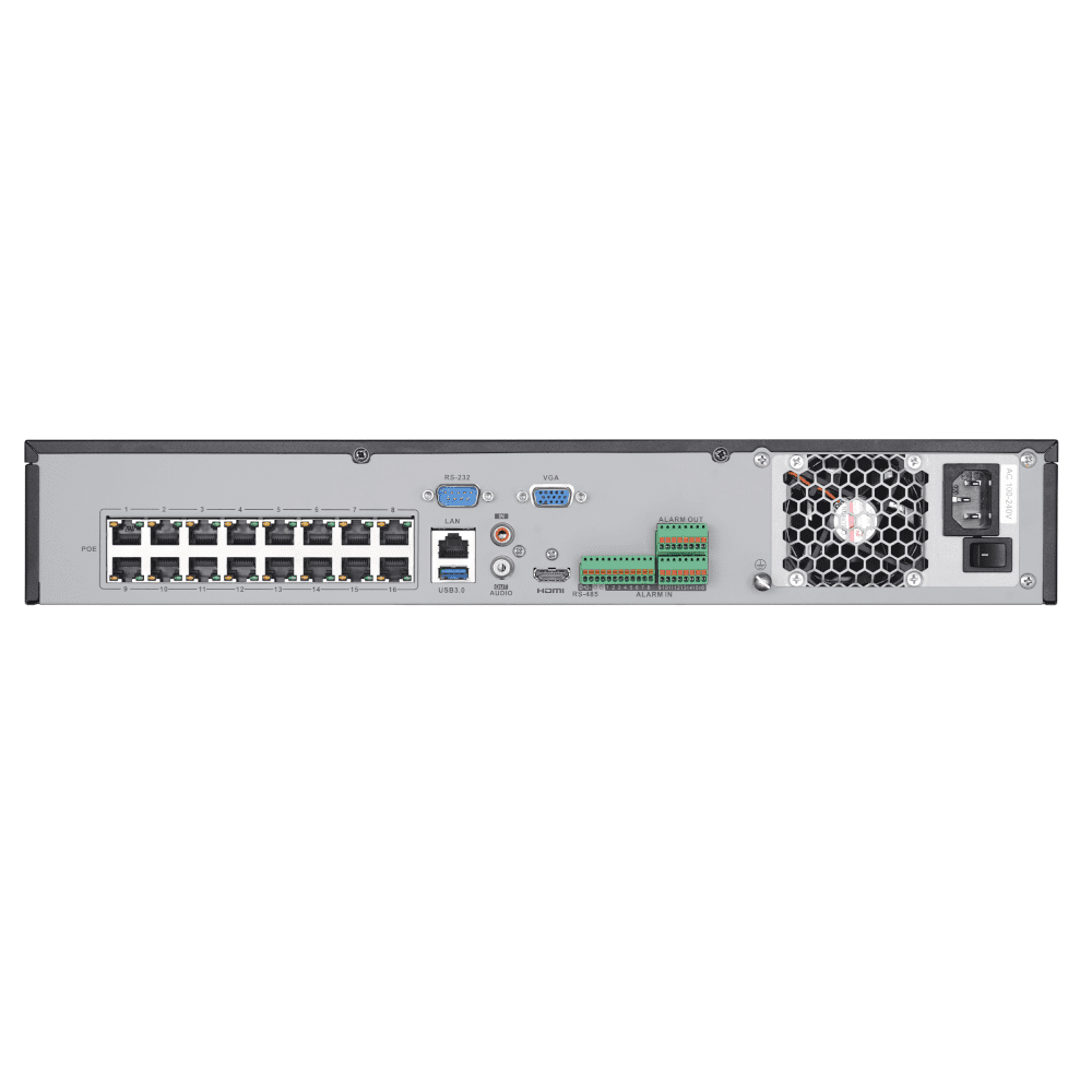 Hikvision DS-7732NI-I4/16P (B) խցիկի հզորությամբ PoE-ի միջոցով, 4 SATA, 1 eSATA