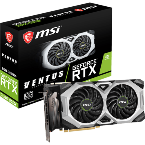 Видеокарта PCI-E MSI nVidia GeForce RTX 2080 Super Ventus XS OC 8192Mb GDDR6 ( 2080 Super Ventus XS OC ) Ret