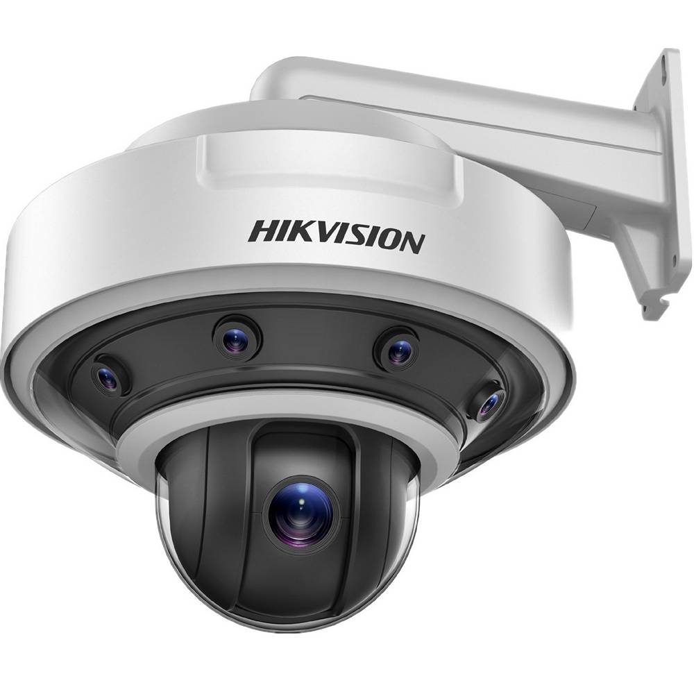Панорамная камера 180° 8 Мп Hikvision DS-2DP0818Z-D с 4 сенсорами и PTZ-модулем ×36