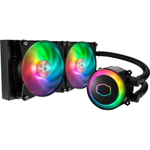 Водяная система охлаждения Cooler Master MasterLiquid ML240R RGB S775, S1150/1155/S1156, S1356/S1366, S2011, AM2, AM2+, AM3/AM3+/AM4/FM1, FM2/FM2+ ( MLX-D24M-A20PC-R1 )