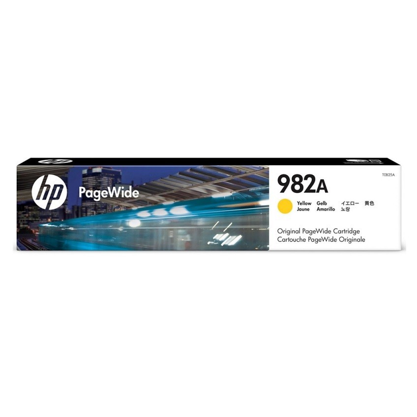 HP T0B25A оригинальный pagewide картридж HP 982A желтый, ресурс - 8000 страниц