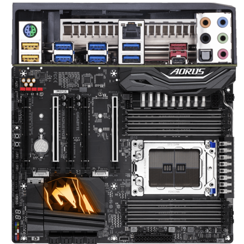 Материнская плата Gigabyte X399 sTR4 DDR4 ( X399 AORUS Pro ) ATX, Ret