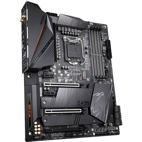 Материнская плата Gigabyte Z490 LGA1200 DDR4 ( Z490 AORUS Pro AX ) ATX, Ret