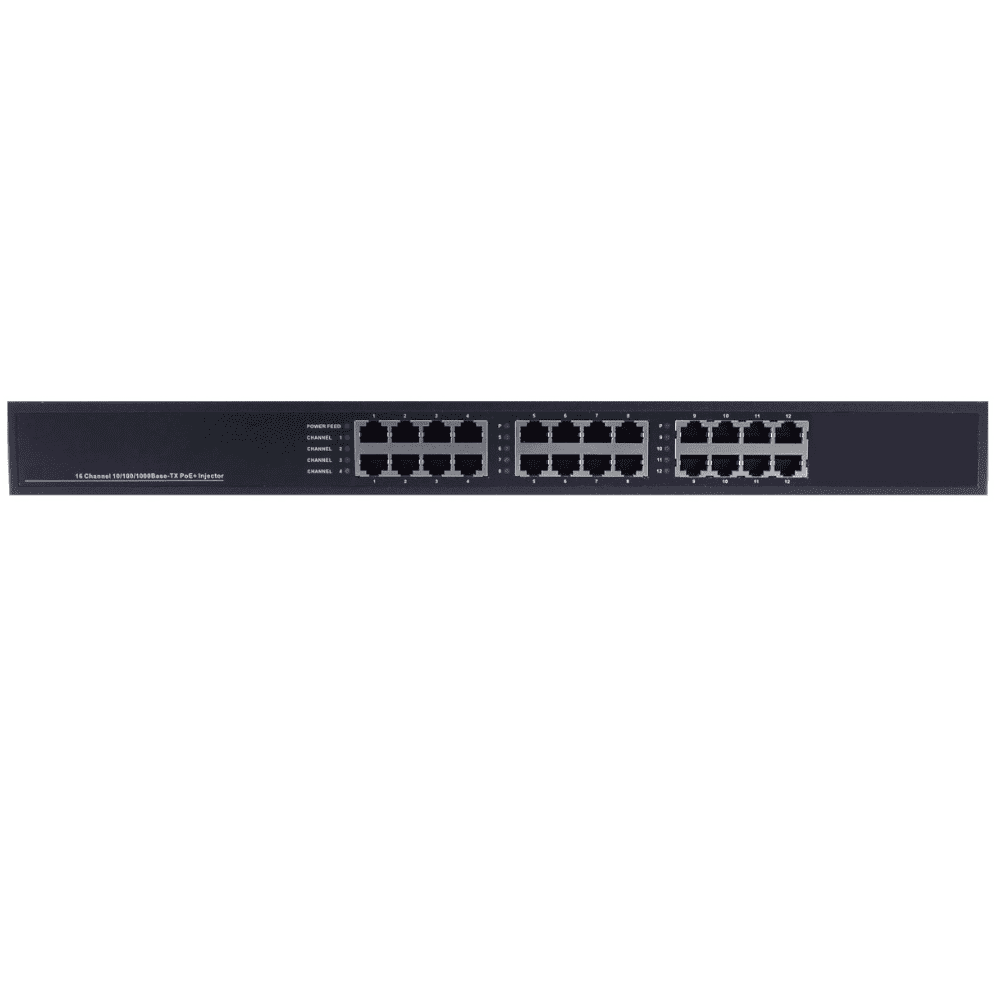12-портовый Gigabit Ethernet PoE-инжектор Osnovo Midspan-12/180RG