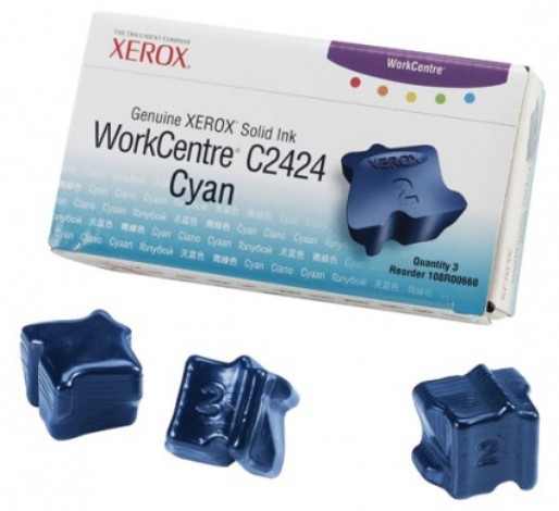 Xerox 108R00660 оригинальные твердые чернила ресурс печати - 3 400 страниц, голубой