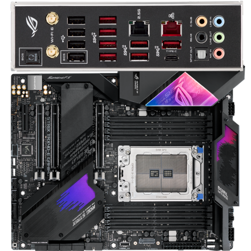Материнская плата ASUS TRX40 sTRX4 DDR4 ( ROG Strix TRX40-E Gaming ) ATX, Ret
