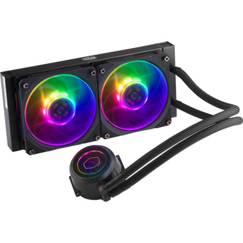 Водяная система охлаждения Cooler Master MasterLiquid ML240R Mirage S1150/1155/S1156, S1356/S1366, S2011, AM2, AM2+, AM3/AM3+/AM4/FM1, FM2/FM2+ ( MLY-D24M-A20PA-R1 )