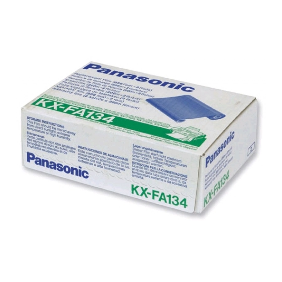 KX FA134A7 բնօրինակ Panasonic ֆաքսի ֆիլմը Սև է, ռեսուրս - 2 x 200 մետր