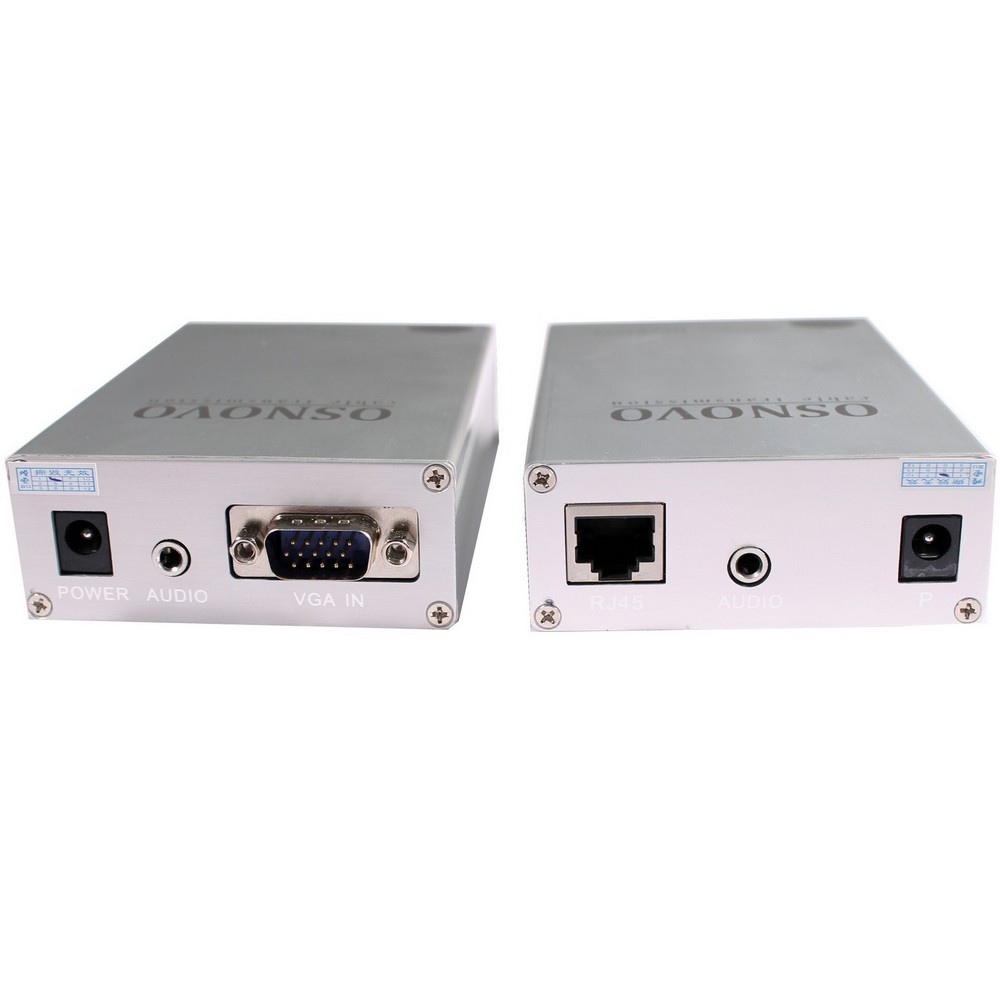 TA-V/1+RA-V/1 kit: receiver and transmitter for transmitting VGA and audio signals over UTP CAT5 up to 50m