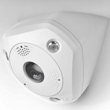 Панорамная вандалостойкая FishEye IP-камера Hikvision DS-2CD6W32FWD-IVS с ИК-подсветкой