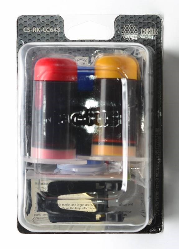 Заправочный набор для картриджей HP - CS-RK-CC643 (Cactus)