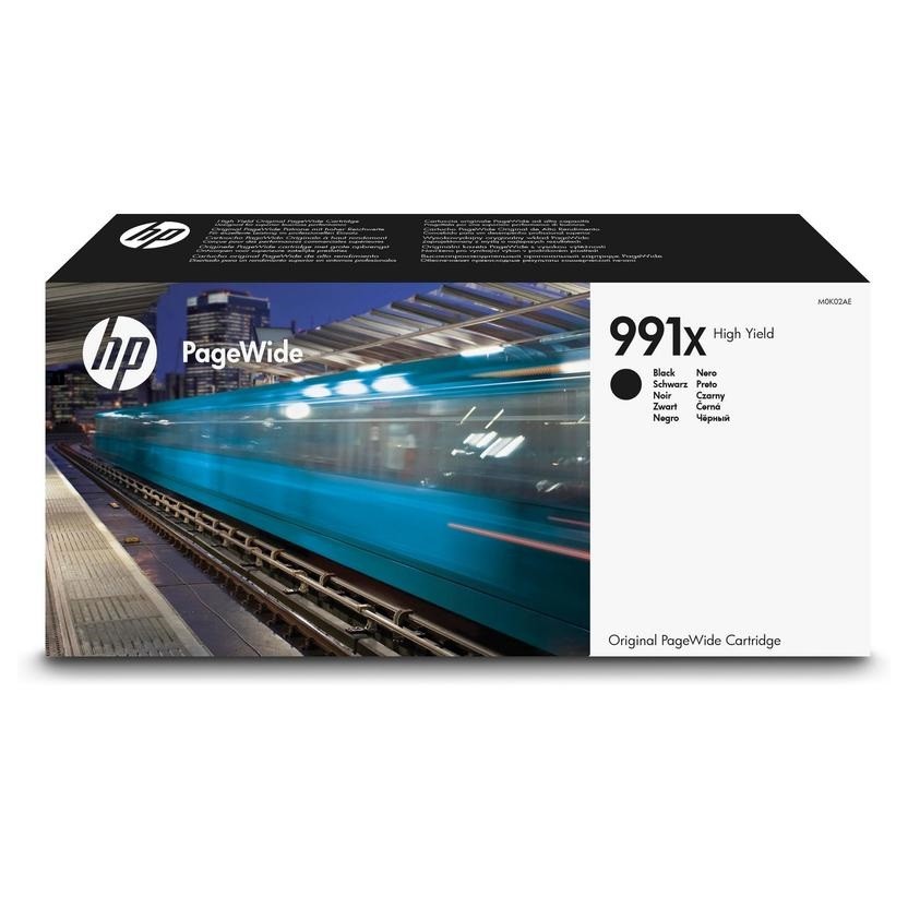 HP M0K02AE оригинальный pagewide картридж HP 991X черный, ресурс - 16000 страниц