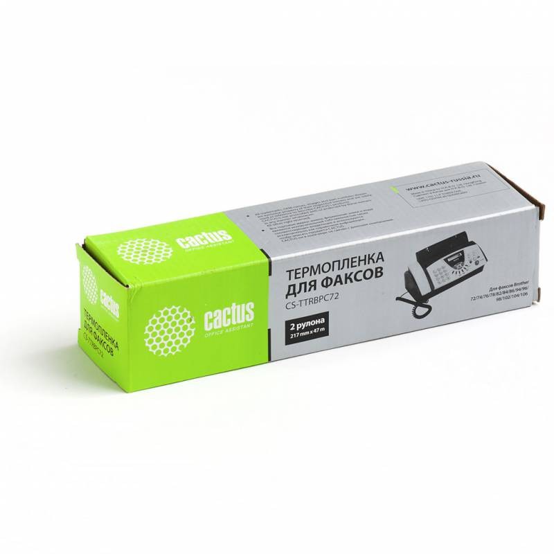 CS-TTRBPC72 Cactus PC - 72RF Thermofilm ֆաքսի ֆիլմ, 94 մ, Սև