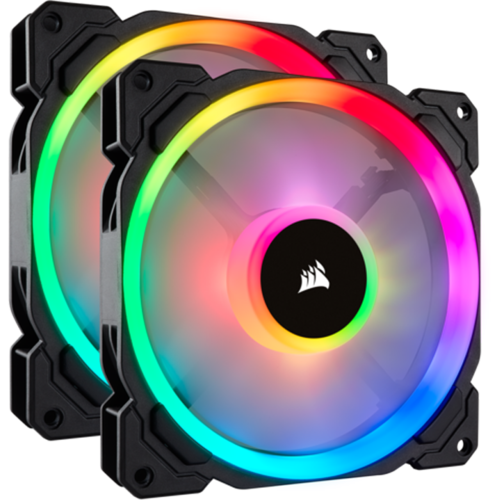 Вентилятор 140мм Corsair Dual Light Loop 2xPack ( CO-9050074-WW ) RGB LED