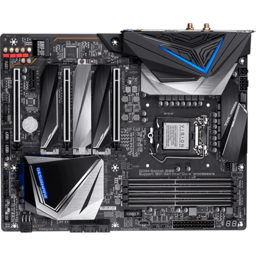 Материнская плата Gigabyte Z490 LGA1200 DDR4 ( Z490 Vision D ) ATX, Ret