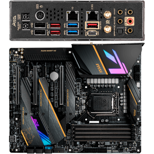 Материнская плата MSI Z490 LGA1200 DDR4 ( MEG Z490 Ace ) ATX, Ret