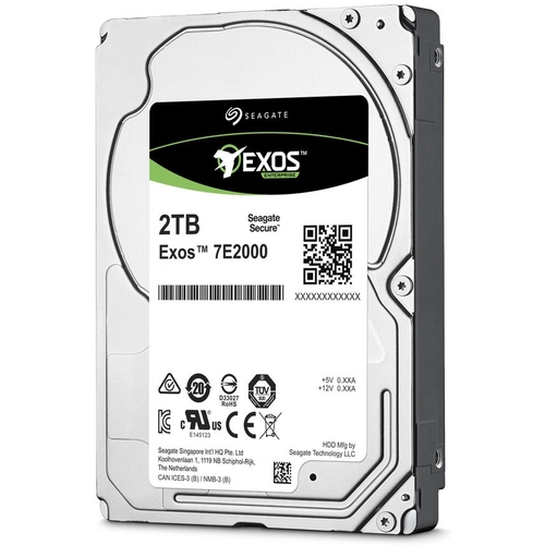 Жесткий диск 2.5" SATA3 2Тб 7200rpm 128Mb Seagate Exos 7E2000 (ST2000NX0253)