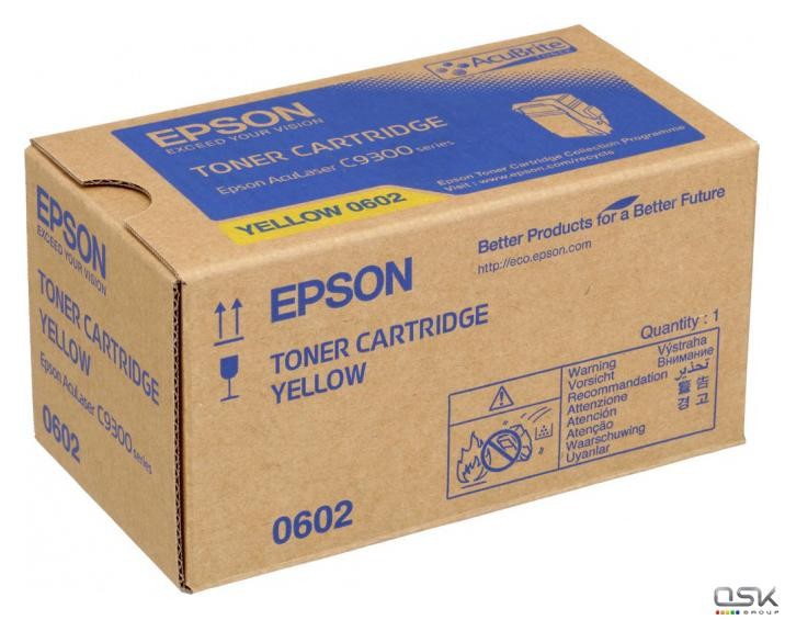 Epson C13S050602 оригинальный лазерный картридж ресурс печати - 6 500 страниц, желтый
