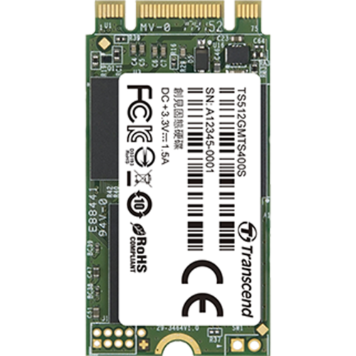 Накопитель SSD M.2 SATA3 256Гб Transcend 2242 [TS256GMTS400S]