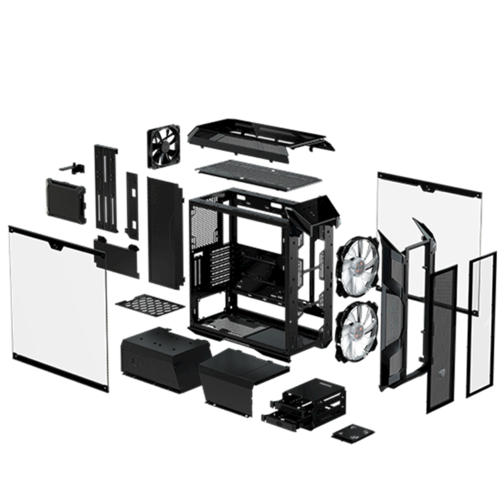 Корпус Cooler Master MasterCase H500M без БП ( MCM-H500M-IHNN-S00 ) Black