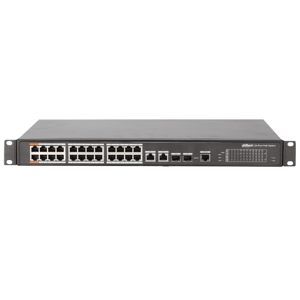 Управляемый 24-портовый Fast Ethernet РоЕ-коммутатор Dahua DH-PFS4226-24ET-240